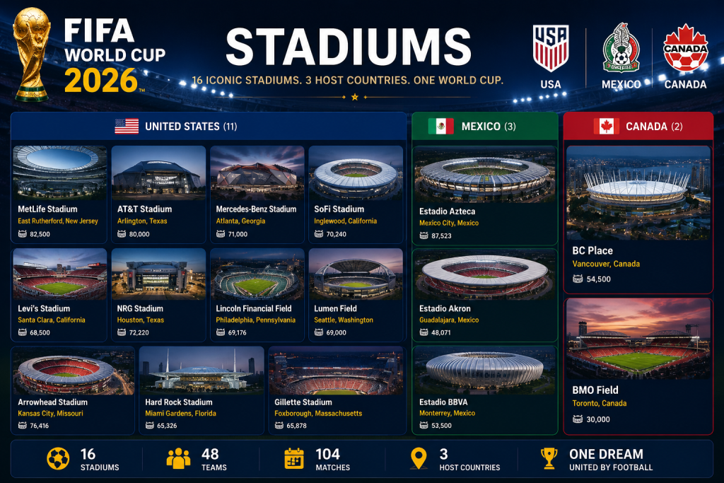 FWC 2026 Stadiums FWC 2026 Stadiums